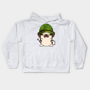 Medic Pug Kids Hoodie